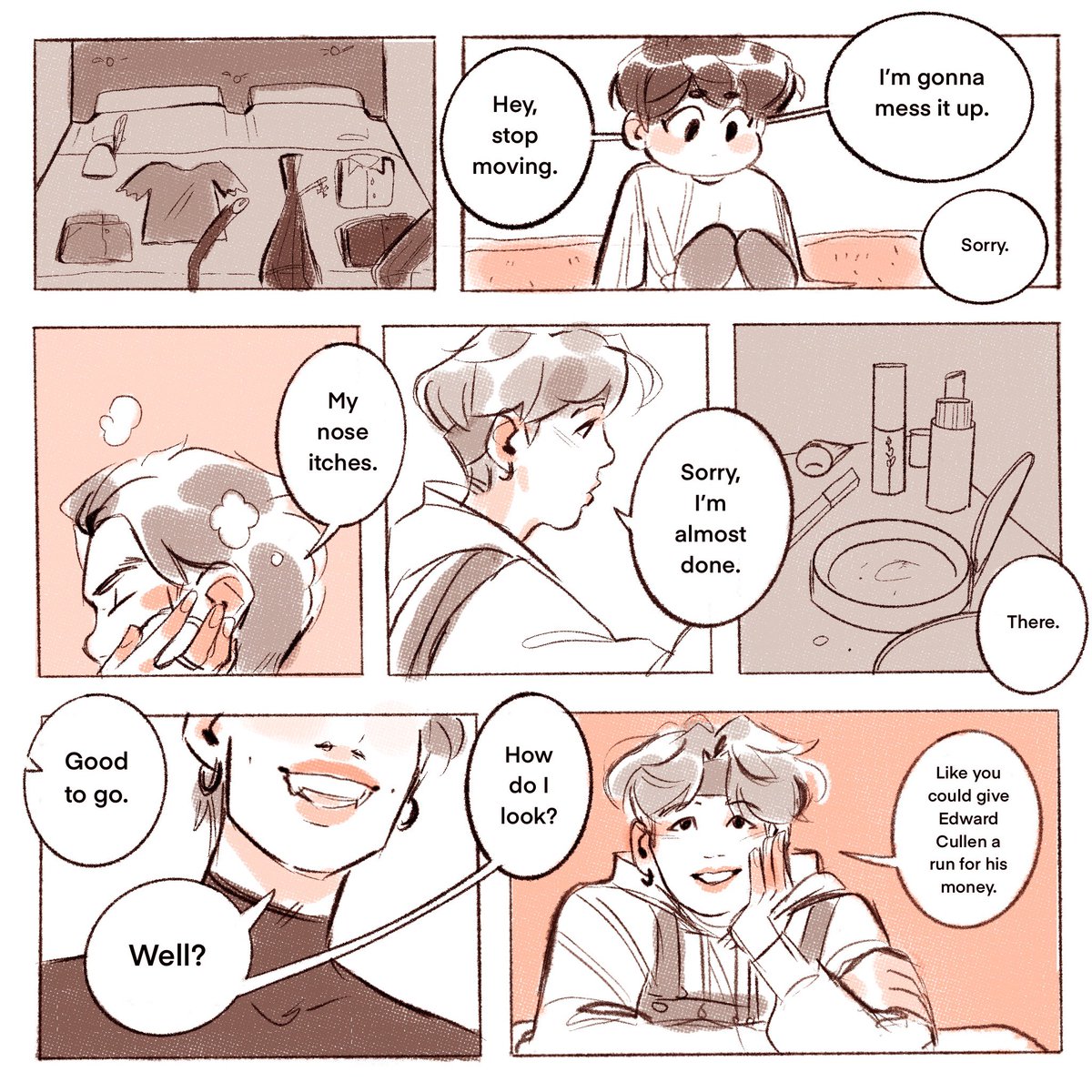 ✨Candy Corn✨ A Spooky Namgi Dads Comic 🧡💛🤍 [Part 1/8] 