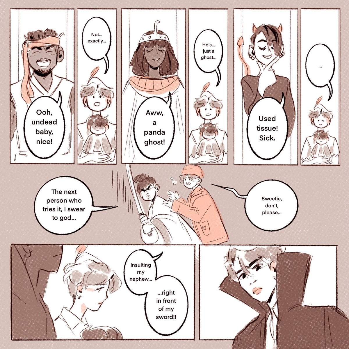✨Candy Corn✨ A Spooky Namgi Dads Comic 🧡💛🤍 [Part 4/8] 