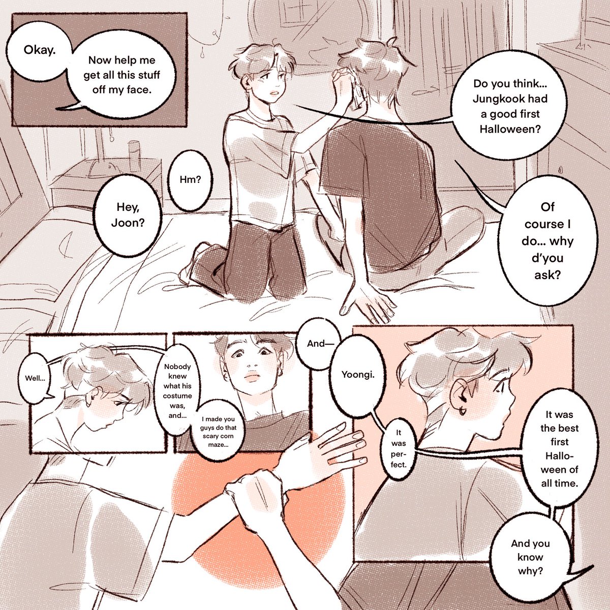 ✨Candy Corn✨ A Spooky Namgi Dads Comic 🧡💛🤍 [Part 8/8] 