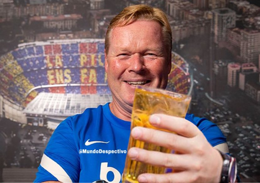 MundoDespectivo's tweet photo. El Rayo Vallecano no gana al Barcelona desde el año 2002.

KOEMAN: “Sujetame el cubata” https://t.co/xa6FhVY7my