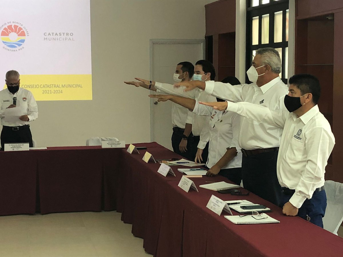 Instalación Consejo Catastral BJ <a href="/MaraLezama/">Mara Lezama</a> Presidente <a href="/hcebada13/">Heyden Cebada</a> Dir. Catastro <a href="/ricardolopez_8/">Ricardo Lopez Rivera</a> Catastro Estatal <a href="/ismenia_gomez/">Ing. Ismenia Gómez</a> Presidente <a href="/Covaqroo/">Covaqroo AC</a> #ColegiodevaluadoresquintanaRoo