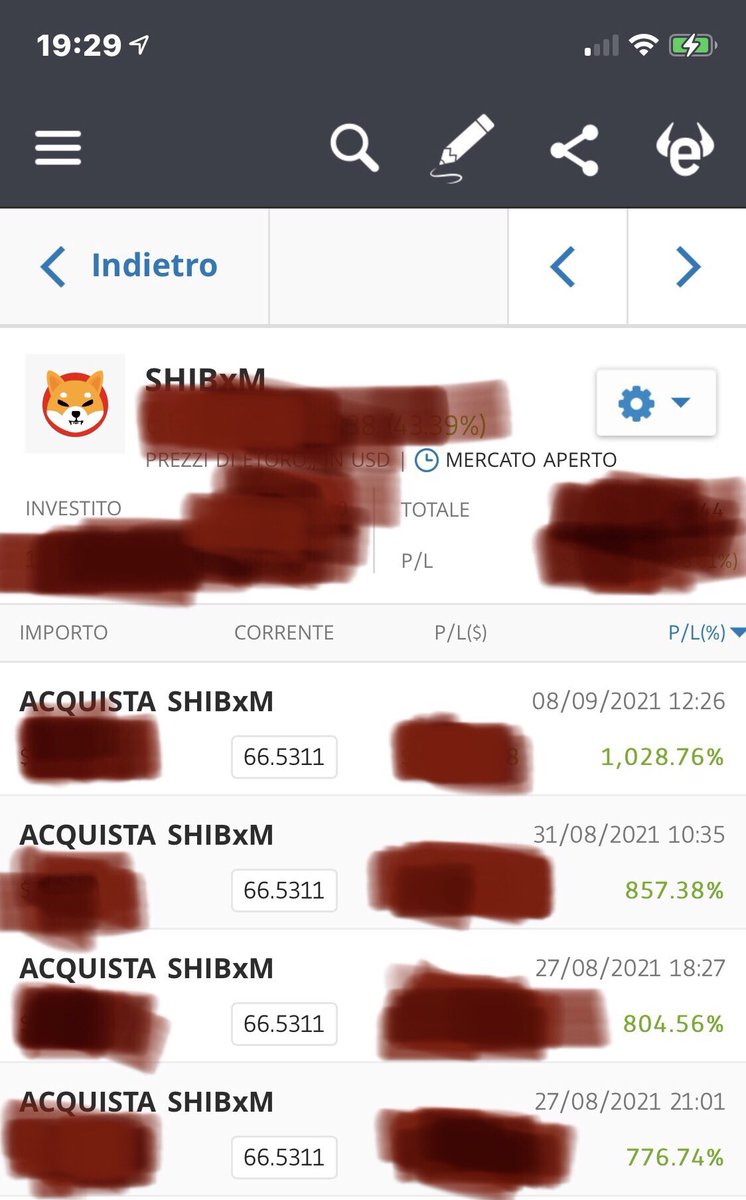 NarcissePro's tweet photo. #SHIB volevo farvi presente che io sono uno che ci ha visto lungo,pur capendo poco di mercati,ma il fatto di informarmi e leggere quotidianamente mi@ha portato a tali risultati #Shiba #shibainu #shibainucoin @ShibaItalia #bullrun #27ottobre2021 #ElonMusk @elonmusk #iostoconshiba https://t.co/08gh0oINql