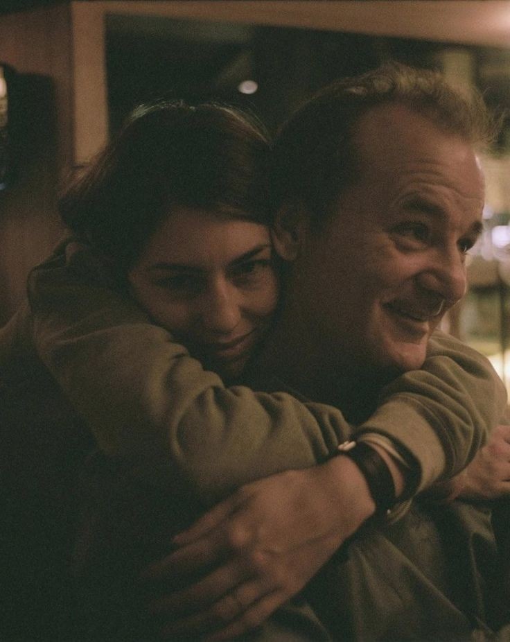 Sofia Coppola and Bill Murray on the set of Lost in Translation (2003)