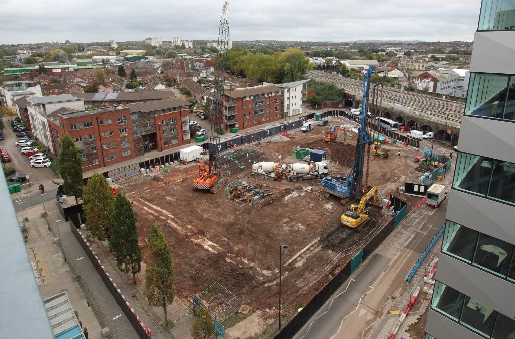 Great to be back in Bristol for my first site visit to 4 Glass Wharf.  Great progress with the piling and the groundworks are starting soon <a href="/WatesGroup/">Wates Group</a> #loveconstruction