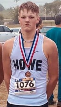 HoweEnterprise's tweet photo. Congratulations to Howe sophomore Jacob Campbell who represented HHS at the Regional Cross Country Meet in Grand Prairie on Tuesday. https://t.co/tmLf3ZpKBG