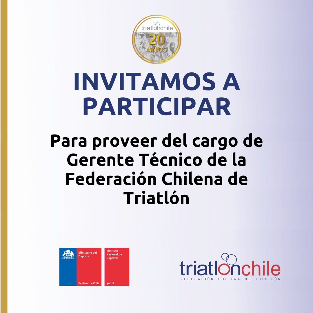 Trichile's tweet photo. Fechitri invita a postularse para el cargo de Gerente Técnico

La federación está en la búsqueda de “profesionales (mujeres u hombres) afines a las áreas técnicas y de administración ✅🏊🏼‍♀️🚴🏼🏃🏽”.

⚡ Detalles https://t.co/8V961sw624

#TrichileNews #Fechitri #GerenteTecnico #Postula https://t.co/j6W9vVXRzV