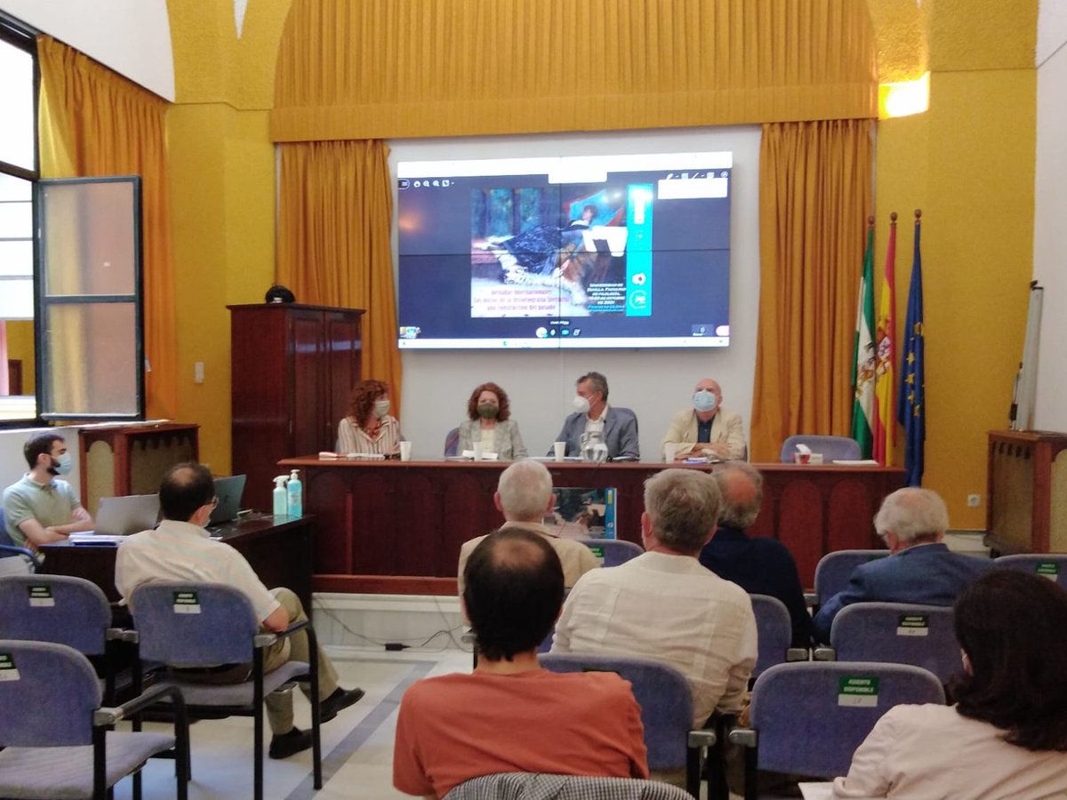 Gr_PASO's tweet photo. ¡Buen miércoles! Os dejamos una fotografía-recuerdo de las jornadas sobre Historiografía literaria que tuvieron lugar la semana pasada en la Facultad de Filosofía y letras de Sevilla @InvestigaUS
 @unisevilla
 #GrupoPASO https://t.co/4tOb6jdqMv