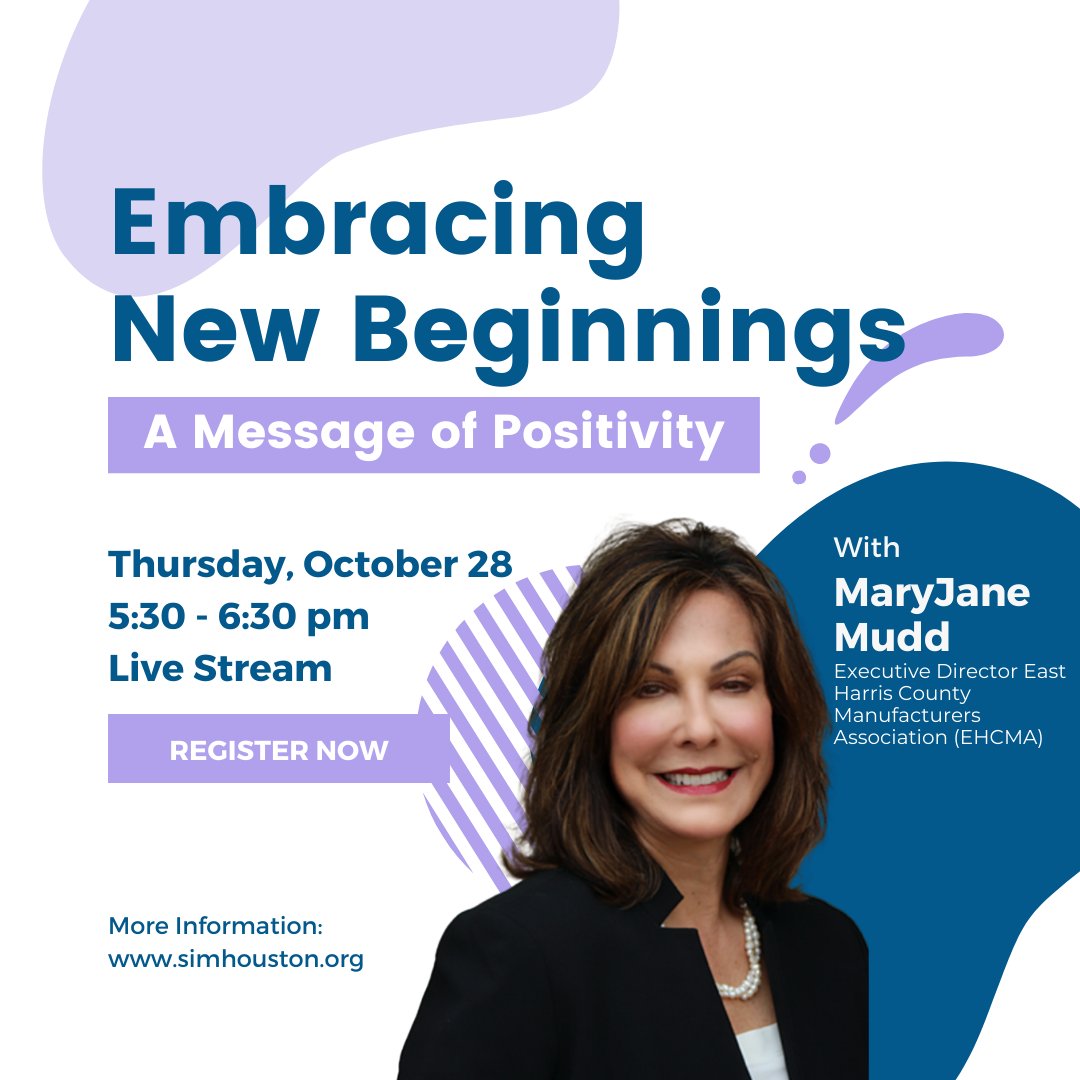 SIM_Houston's tweet photo. Join SIM Women Houston tomorrow evening to hear from MaryJane Mudd, @MJMudd! Register now at https://t.co/TgCgr4IMwf.
#SIMHouston #SIMWomen #ITLeaders #womeninit #womenleaders #CIO #womenintech https://t.co/iVbWXQx8vy