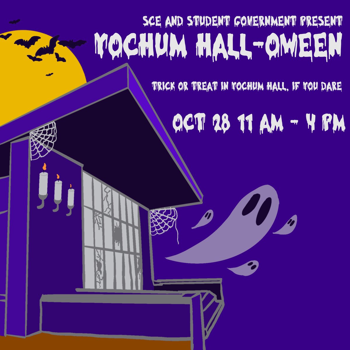 Capital_U's tweet photo. Join us tomorrow, October 28, 11AM - 4PM for Yochum Hall-oween! https://t.co/mZzeIxmWYh