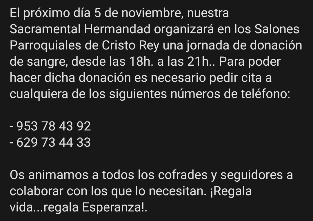 HdadPerdonJn's tweet photo. DONACIÓN DE SANGRE https://t.co/7Dt9RSdBTb