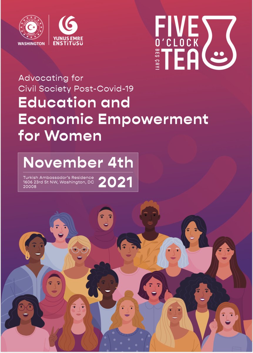 yeeamerika's tweet photo. On Nov. 4th we are launching the #BeşÇayı #talkseries at the @TurkishEmbassy Residence along with Mrs. Mercan to bring diplomatic spouses and experts from diverse fields together to raise awareness for🌎and🏘️issues. Why did we choose #tea as the theme?🫖 encourages #conversation https://t.co/TWG3WDBuBG