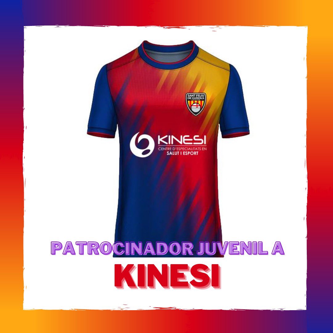 cfsfeliuguixols's tweet photo. El Juvenil A també anirà molt ben vestit! Compta amb el suport de Kinesi! Moltes gràcies per la confiança!!
#cfsfg #launióensfamésforts #futbolgironí https://t.co/Bukec418rm