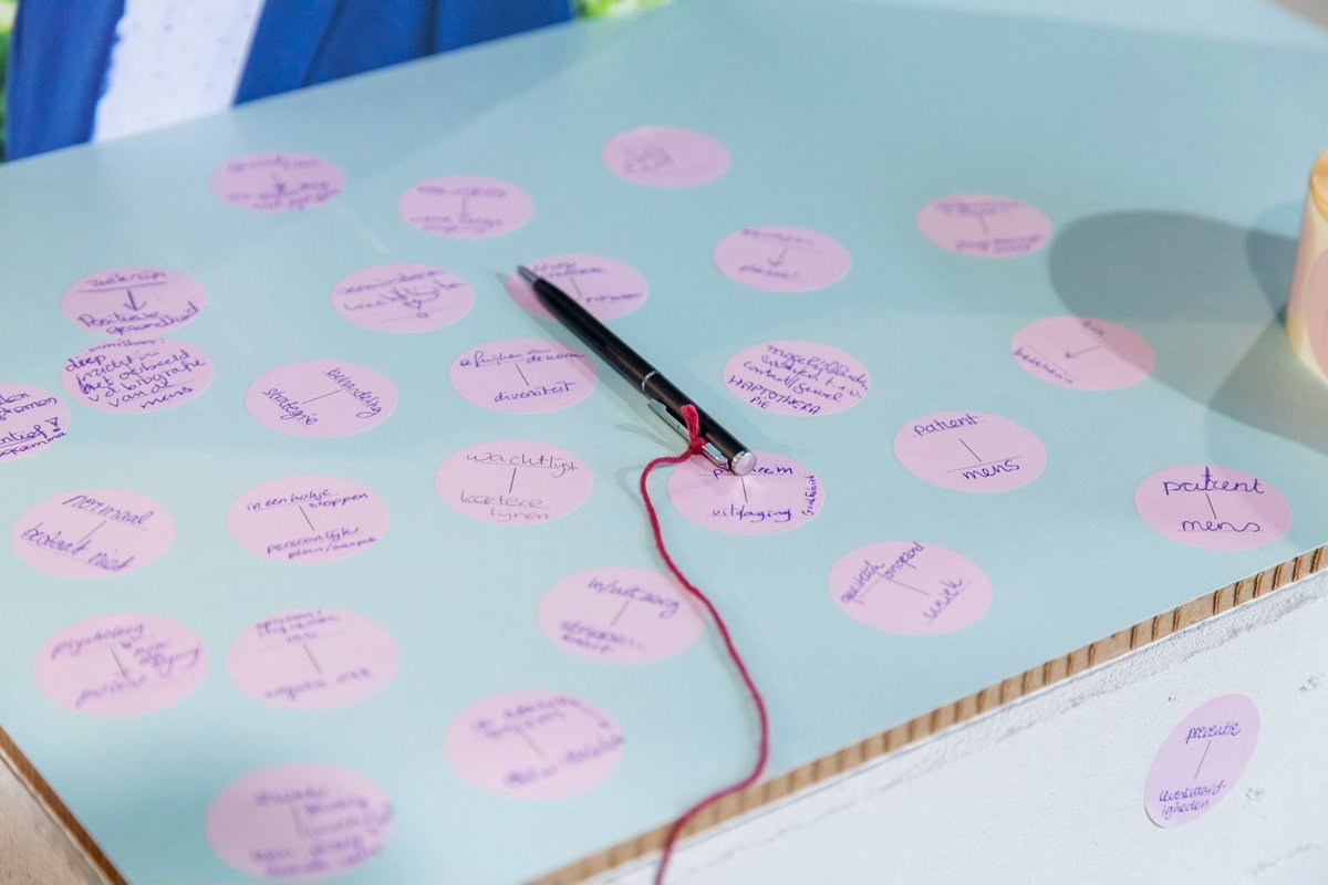 Afgelopen week op de Embassy of Health op de Dutch Design Week lieten we zien dat ontwerpen niet alleen draait om nieuwe producten of diensten maar ook om nieuwe taal om beweging in gang te zetten. Foto: Juuke Schoorl