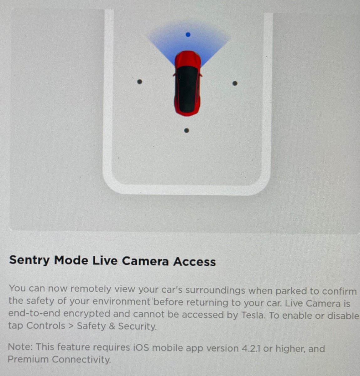 3 years ago when I bought my Model 3 it did not have a security system.  It now has a security system with active cameras recording and I’ll soon be able to view that on my phone! None of which costed any money! <a href="/elonmusk/">Elon Musk</a> 🤯🤯