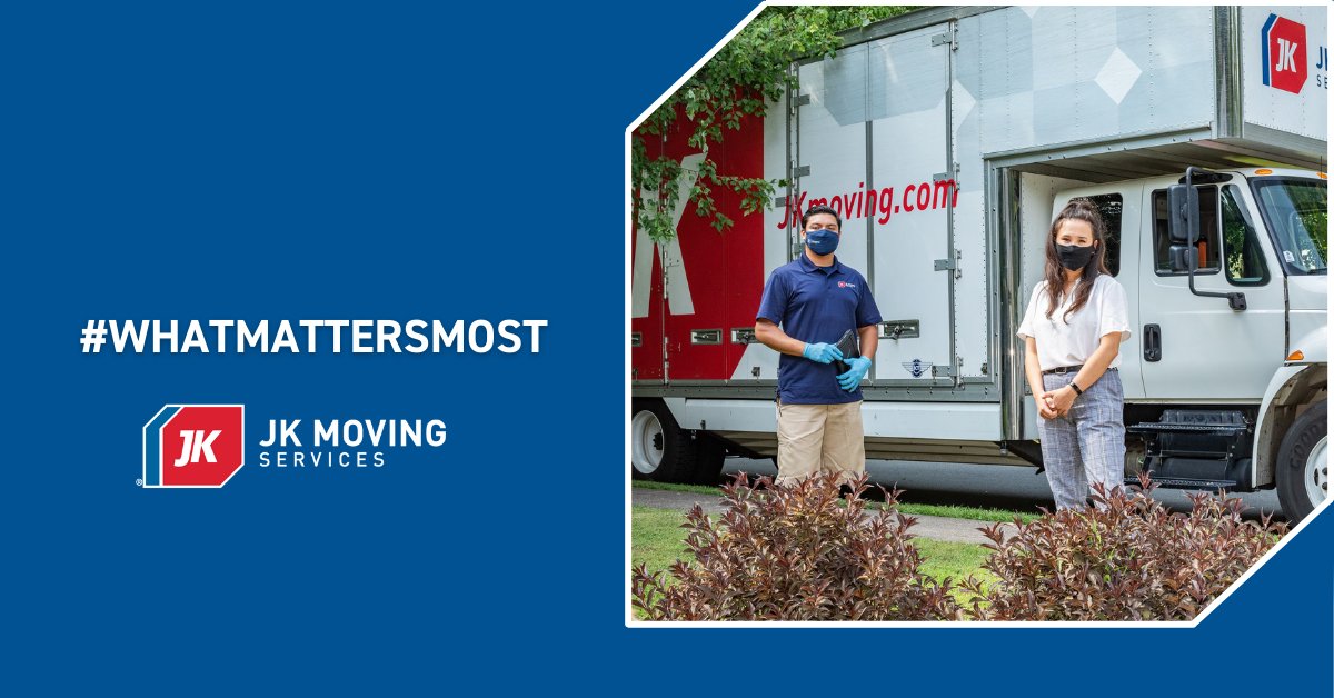 jkmoving's tweet photo. Keeping our customers and our crew safe is our primary focus at JK Moving, so we adhere to all federal and state protocols when it comes to COVID-19. #SafetyFirst #Covid19 #JKMoving #Movers #MovingCompany #WhatMattersMost https://t.co/MbBnN9VrdK