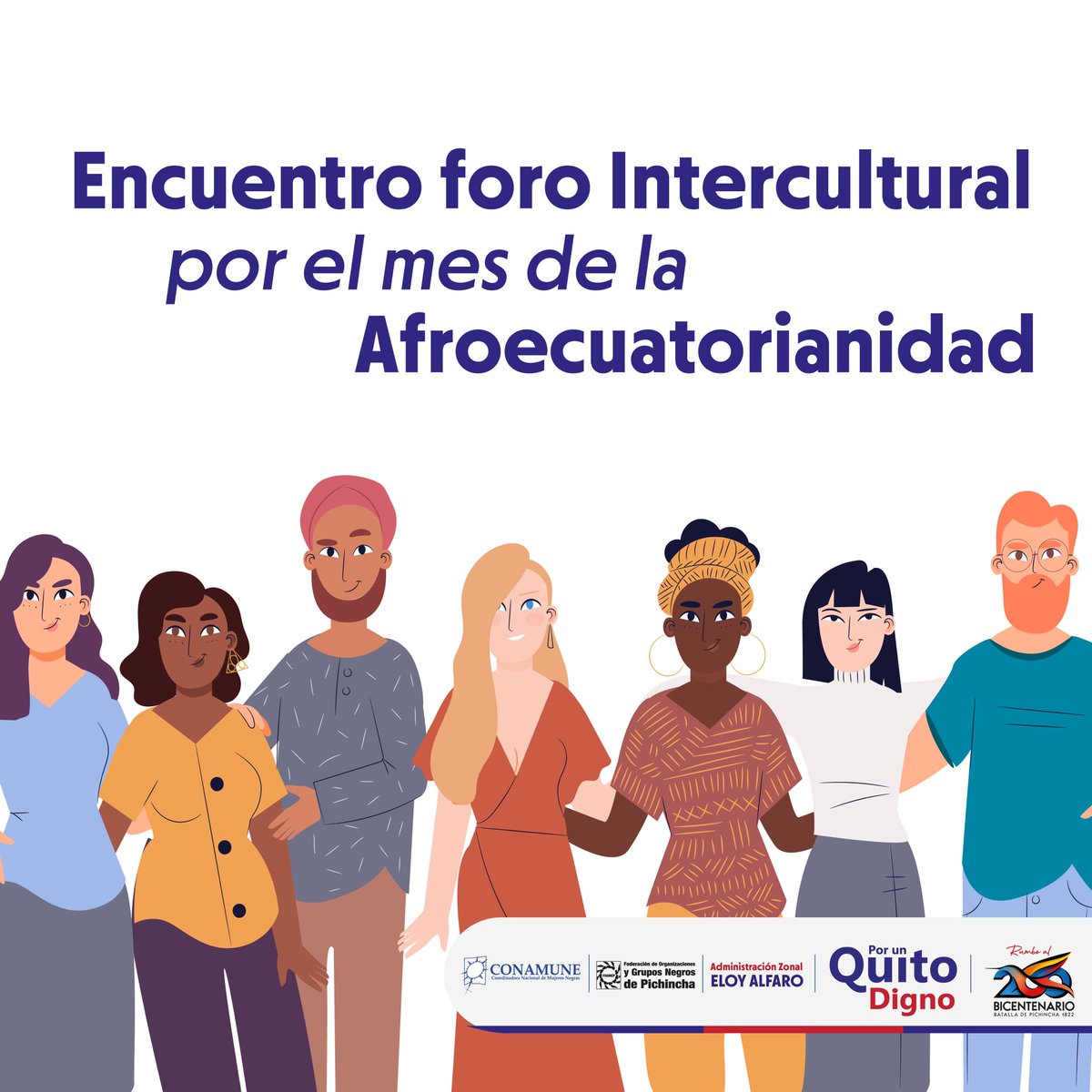 zonaeloyalfaro's tweet photo. 📣 Te invitamos a participar en el “Encuentro foro Intercultural por el mes de la Afroecuatorianidad”
🗓Sábado, 30 de octubre 
⏰ 14:00
📍Casa Yemanyá, Av. Maldonado y Alpahuasi
#OctubreMesDeLaAfroecuatorianidad
#PorUnQuitoDigno https://t.co/Da0q6V3dNc