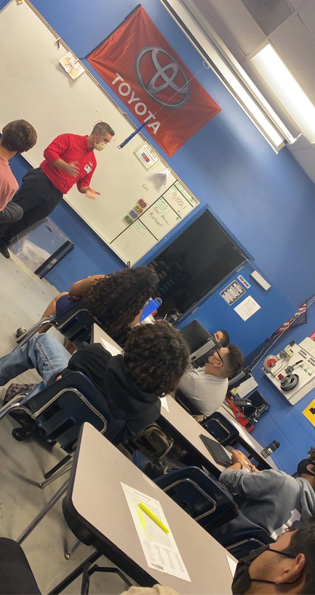Americas Tire Presenting to #CRYROP Mr. Velasquez Automotive Classes. #EmployabilitySkills #EmploymentOpportunities