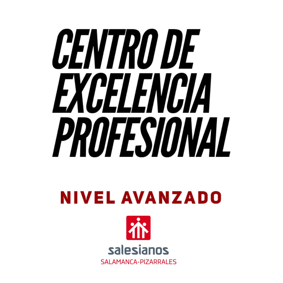 SalesianosPiza's tweet photo. Nos han comunicado desde @educacyl que hemos sido certificados como Centro de Excelencia Profesional (nivel avanzado) por nuestra gestión de los ciclos de Formación Profesional #FP @SalesianosSSM https://t.co/lNw29Jqxl1