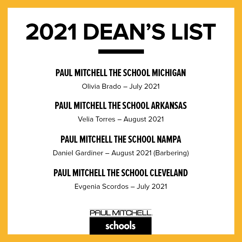 WinnClaybaugh's tweet photo. Congratulations to our newest #PMTS Dean's List honorees. These amazing Future Professionals from @PMTSLasVegas
@PMTSPROVO
#PMTSOverlandPark
#PMTSCleveland
@pmtsmichigan
@PMTSArkansas
and @pmtsnampa
worked hard to earn achieve this goal!
#PMTSlife #cosmetology #barbering https://t.co/ZmXYj2jC1Z