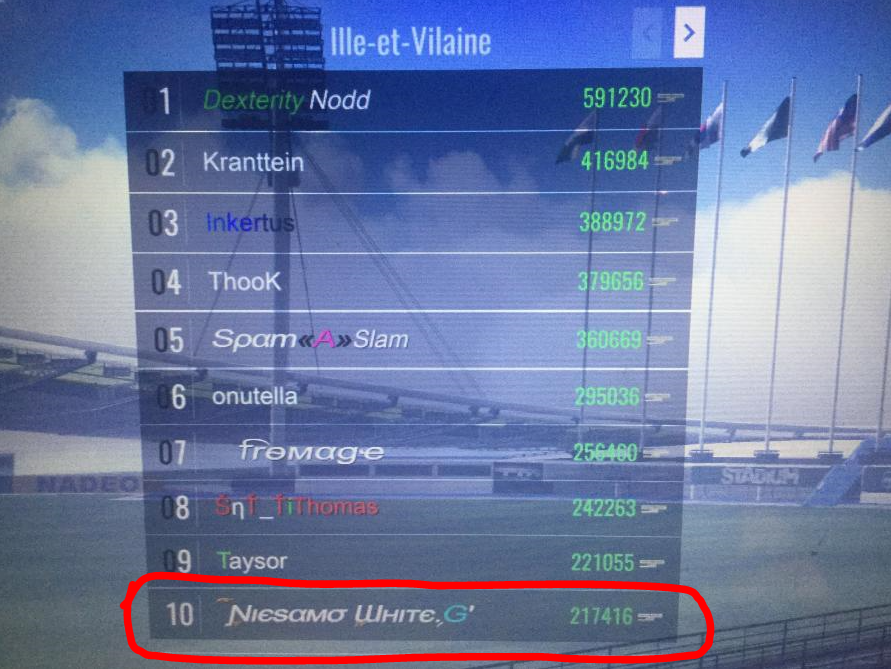 Loupphok's tweet photo. 🏆 TOP 1 RANKING TRACKMANIA² STADIUM 🏆
I started to play the solo mode since 25th december 2016, since then I put so much time on these 65 tracks and I finally DID IT! Just look at the difference between today and my oldest screen of my points counter (july 2017) Times flies!🎉 https://t.co/iUqMa1dAxZ