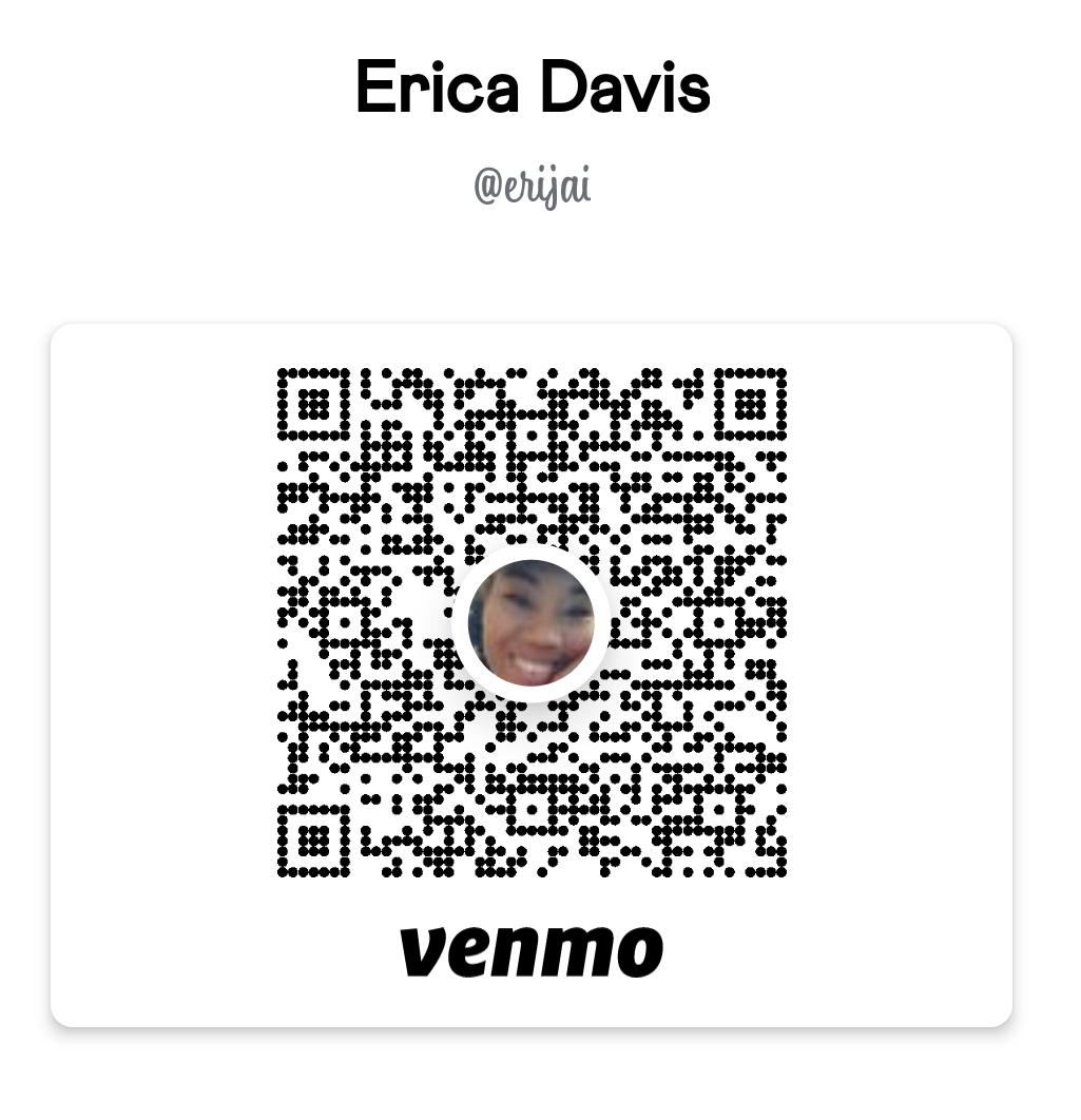 _EriJai's tweet photo. @Venmo @erijai is my venmo tag! Definitely need this blessing ❤ https://t.co/jtk4Bn8wSQ