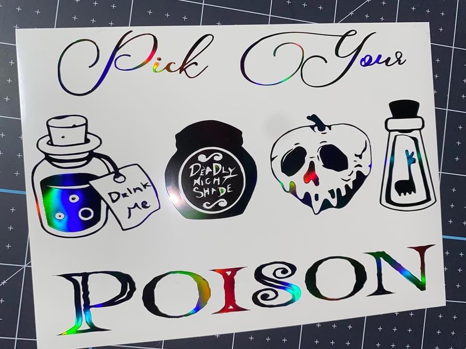 MariLizShop's tweet photo. Working on some new custom items!! Let us know what you’d like to see!!

#Halloween #Disney #Poison #Decal #Cups #Custom #StatenIsland #NewYork #ShopLocal #SmallBusiness #AliceInWonderland #Cute #DrinkMe #SnowWhite #PoisonApple #NightmareBeforeChristmas #EmperorsNewGroove #Llama https://t.co/CcogEFb6lD