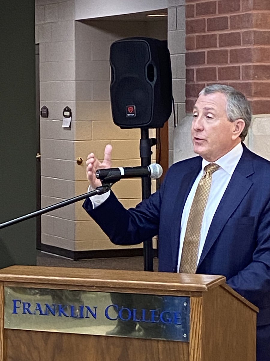 Celebrating inauguration week at ⁦<a href="/FranklinCollege/">Franklin College</a>⁩ as Kerry Prather becomes the 17th college president