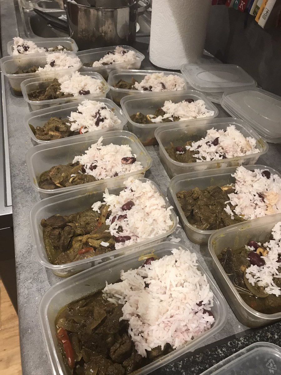 MarieFu07948615's tweet photo. Celebrating black history month at work. Mutton and rice by me. 13 portions first come first serve 👍@MiriamMutize @RebsMc1 @suzymazy1 @laurenhenrys https://t.co/yShZowgCIA