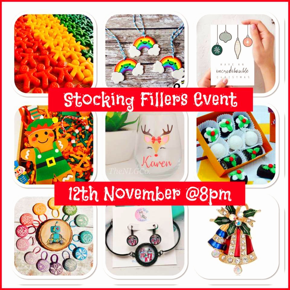 ⭐️Check out these amazing sneak peeks for our upcoming ‘STOCKING FILLERS’ MN. Where most items will be £15 and under!

❤️Make sure you click Going and enter the giveaways too! 👇

⭐️Giveaway link

facebook.com/29529142084946…

❤️Event link

fb.me/e/22Ljunadi