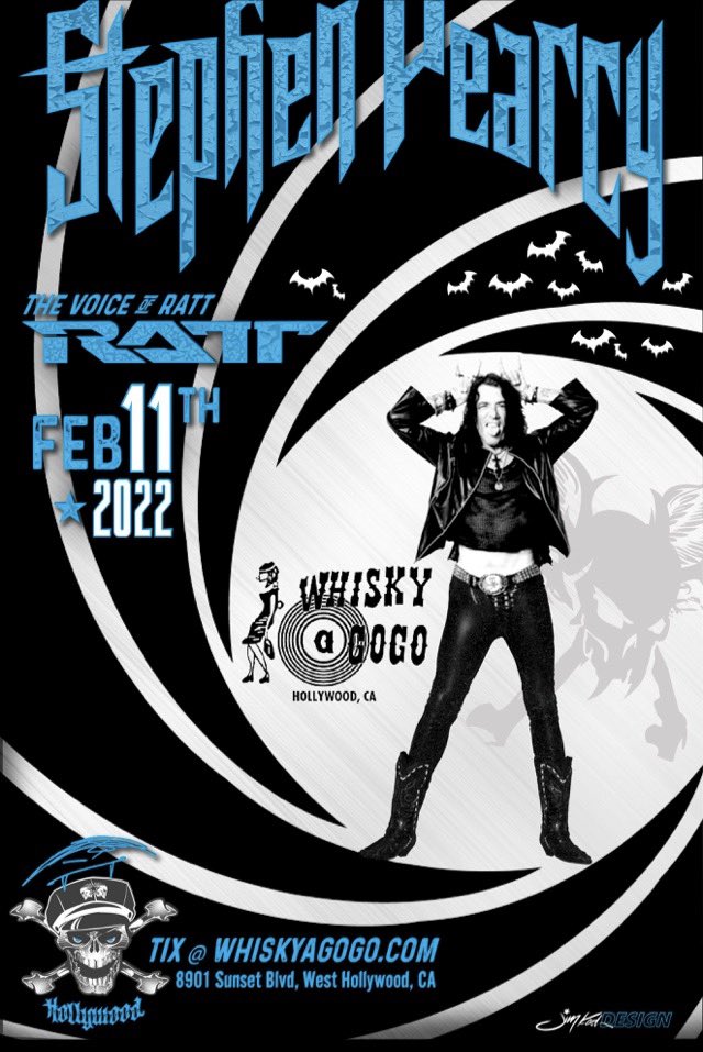 StephenEPearcy's tweet image. Not just a number ☠️ @theRATTpack STEPHEN PEARCY returns to the @TheWhiskyAGoGo for one night only 2022. Get your tickets now, never know who’ll show up. ☠️🐀🏴‍☠️ Poster by @JIMKOCH66  officialstephenpearcy.com #stephenpearcy #whiskyagogo