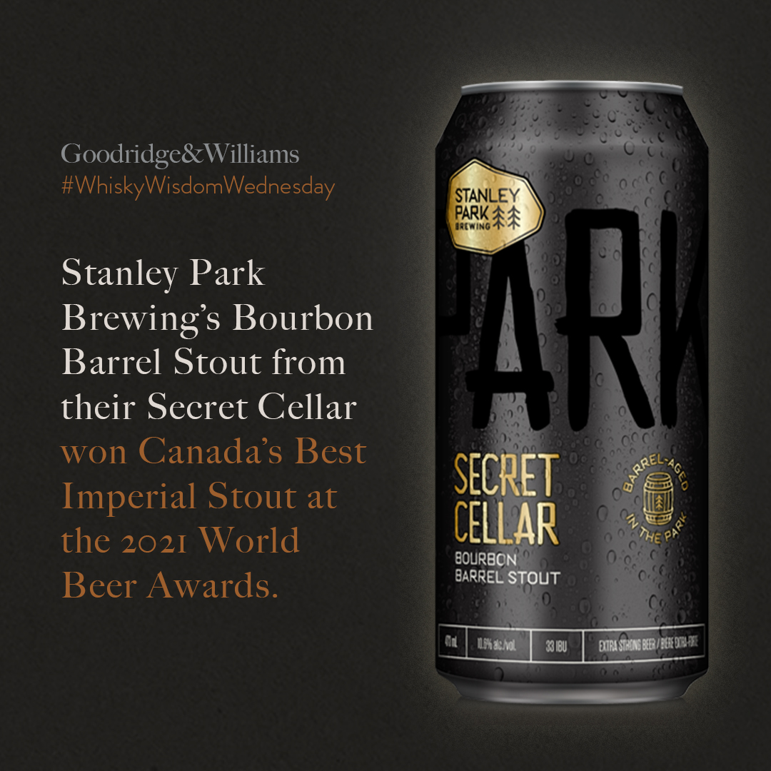 The Imperial Stout Barrel Finished Whisky has prevailing notes of spice, cloves and vanilla from our wheat whisky with finishing notes of dark chocolate covered cherries and roasted malt from <a href="/StanleyParkBrew/">Stanley Park Brewing</a>  award-winning Imperial Stout barrels.