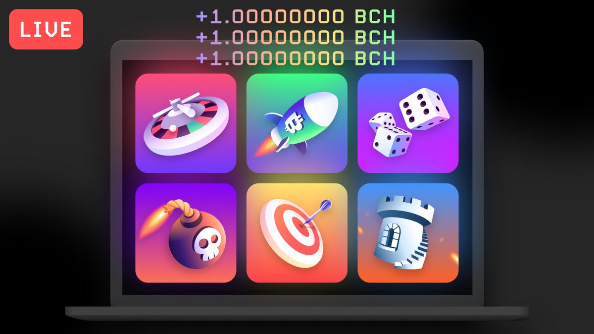 BCHdotgames's tweet photo. 🚨 https://t.co/UZVo7D2Nd0 2.0 is LIVE!

🔥 RETWEET + TAG your lucky friends + CHAT on https://t.co/UZVo7D2Nd0 for a chance to win $5!

✅ New homepage
✅ Chat
✅ Instant cashouts
✅ Zero fees
✅ Rock bottom house edge

TRY YOUR LUCK NOW:
➡️https://t.co/UZVo7D2Nd0 https://t.co/bOUoNxRAtE