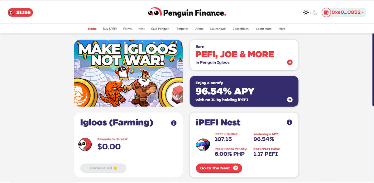 tervelix's tweet photo. New UI is shining ☀️ @penguin_defi
Yeni 4lü ödül sistemi de ilginç gözüküyor :) #MINW
https://t.co/1kINB12MCb https://t.co/IQVLR7Tf8P