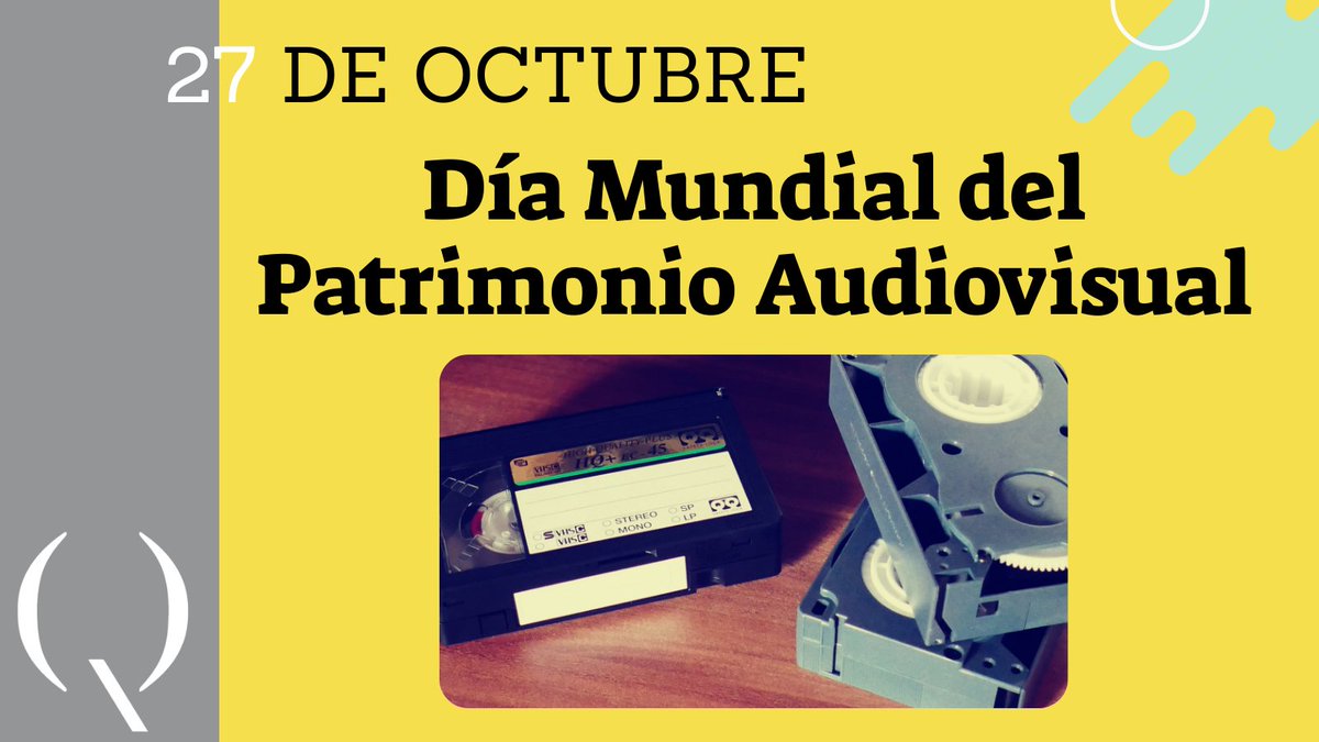 revistaassequor's tweet photo. Hoy conmemoramos el Día Mundial del Patrimonio Audiovisual 🎞️💿📷
Mantente al tanto de nuestras redes para descubrir más sobre este día 🤓

#díamundialdelpatrimonioaudiovisual #patrimonioaudiovisual https://t.co/mRlftgoJnh