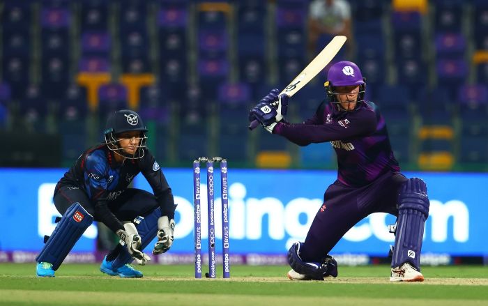 mauryaji_DDK's tweet photo. Historic day for Namibia. A winning debut in the Super 12s of the T20 World Cup. Tougher challenges lie in store but for now, they can definitely feel proud at the way they played tonight. #T20WorldCup
#NamibiaVsScotland https://t.co/JJnjUO5QTv