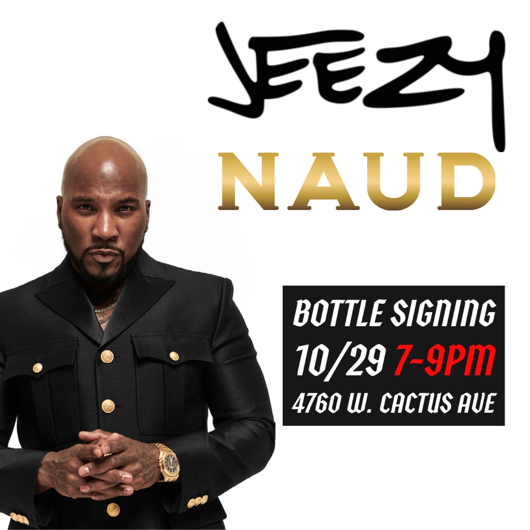 liquorworld_lv's tweet photo. UPDATE on our big NAUD Cognac rollout. Jeezy will be signing bottles from 7-9 p.m. on Friday night. Mark your calendars! 

#naudcognac #jeezy #cookinwithgas #cognacncajun #vsop #xo ⁠#liquorworld #liquorworldlv #liquorworldlasvegas #rightpricerighthere #enjoyyourworld https://t.co/UHV3Fn30M0
