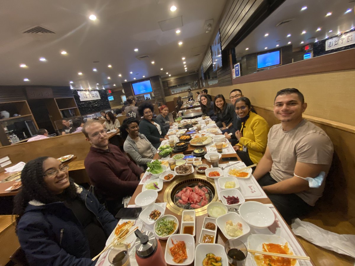 greally's tweet photo. Thanks David Yang for bringing us to his family’s favourite local Korean BBQ in Queens today! #greallylab https://t.co/2Ej7wjNoEP