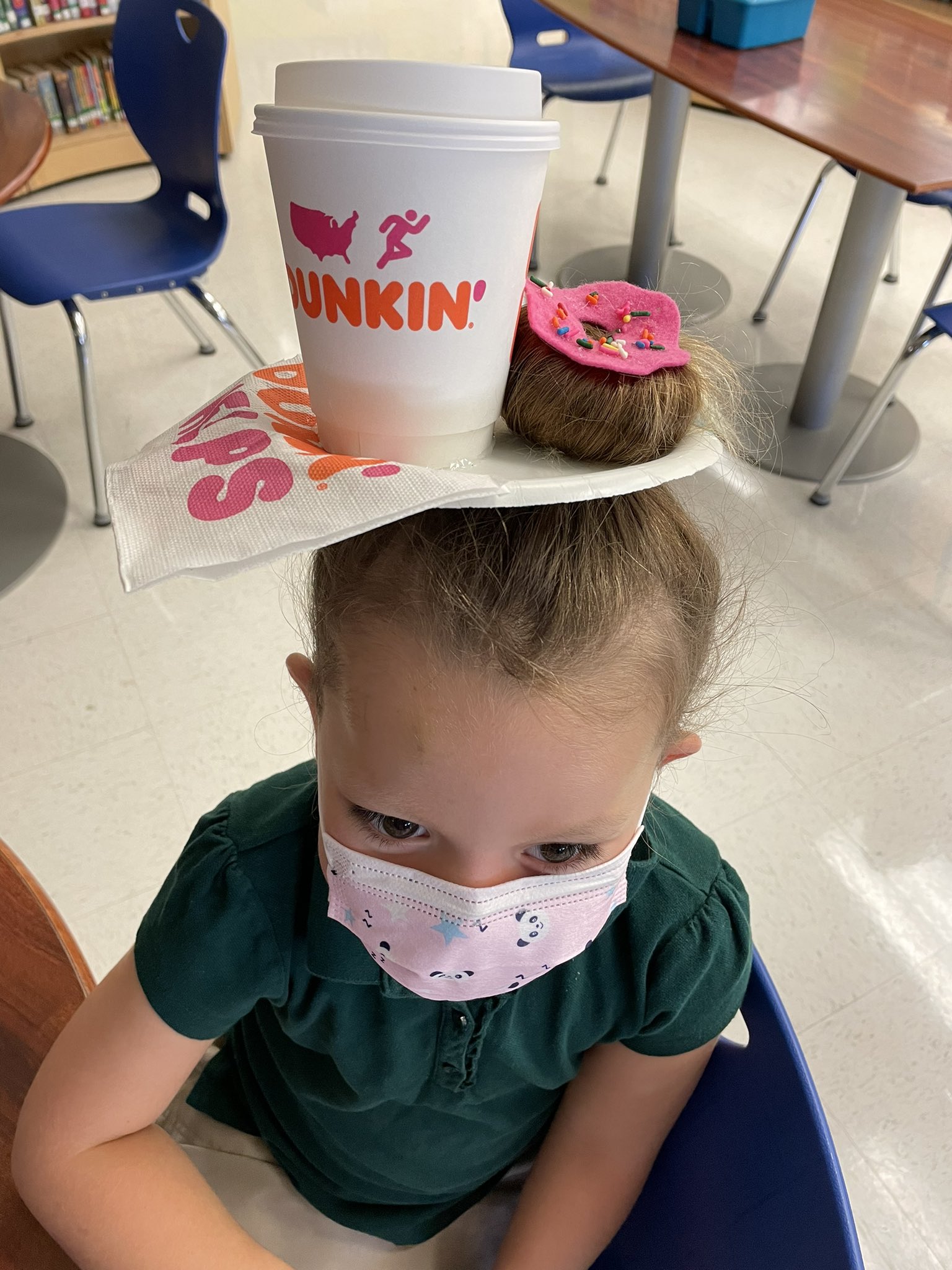 Crazy hair day donut and coffee  Crazy hair Crazy hair days Wacky hair  days