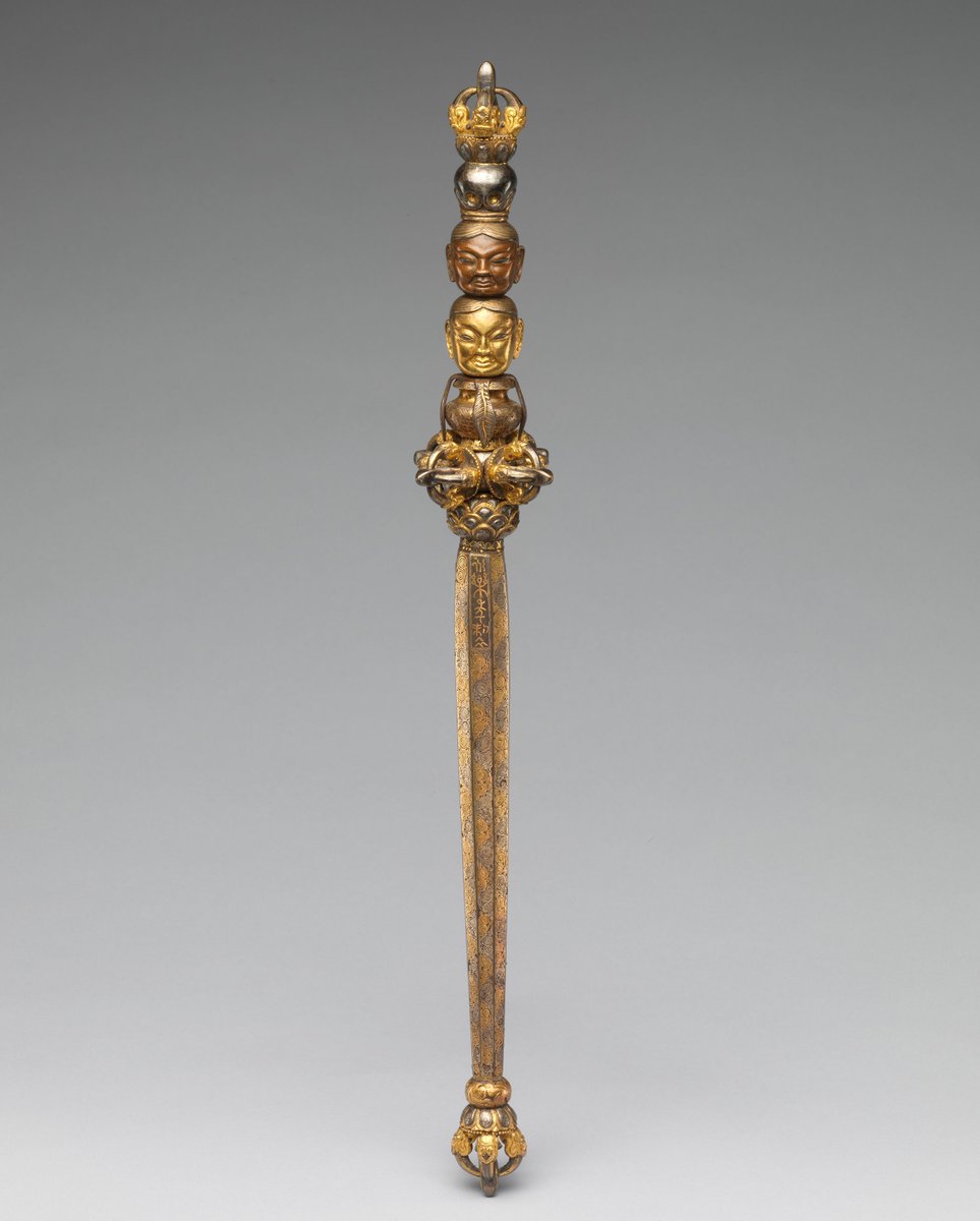 metmuseum's tweet photo. One demon-crushing staff coming right up. 👹

This ritual staff, known as a khatvanga, is thought to quell demons and, by extension, the various obstacles found on one's spiritual journey.

Learn more: https://t.co/f1VnlFbPZK

#MetChineseMasters https://t.co/ZazCxw0lFW