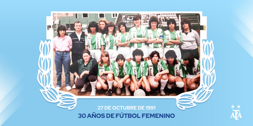 #Efemérides Se cumplen 3⃣0⃣ años del primer torneo de #FútbolFemenino organizado por la <a href="/afa/">AFA</a> 🏆

⚽ El certamen contó con la participación de ocho clubes: River, Boca, Independiente, Laferrere, Deportivo Español, Excursionistas, Sacachispas y Yupanqui.