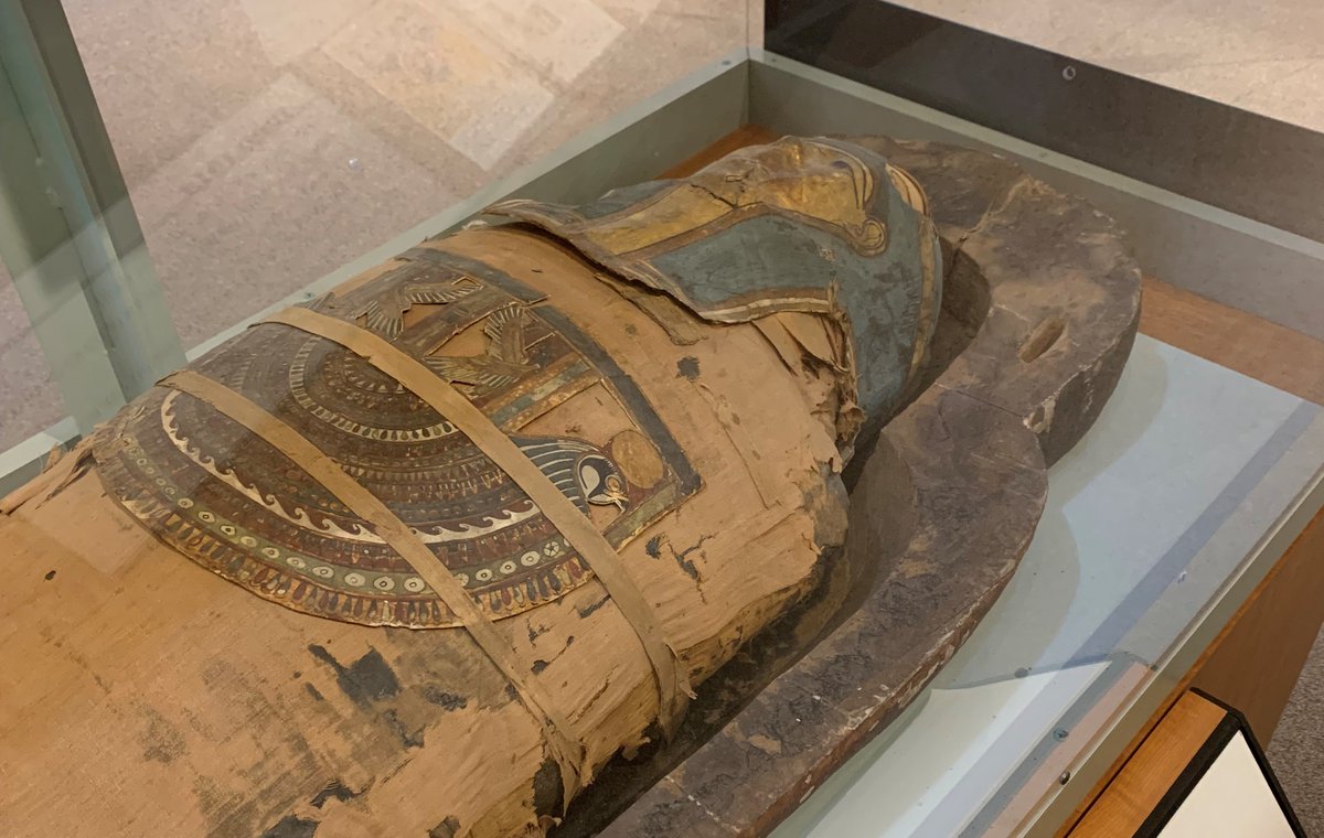 RHMRacine's tweet photo. Did you know that RHM has a real Egyptian Mummy? You can learn about him and how he came to Racine at the museum today. https://t.co/UAtjwvIPlH