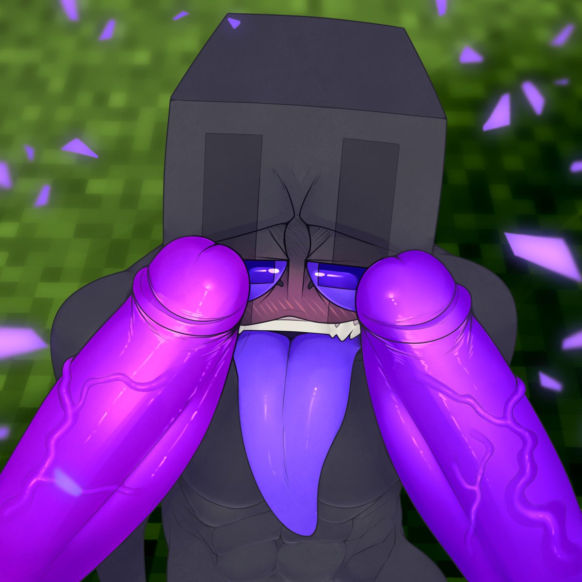 Looks like this enderman is having fun, wanna try too? 