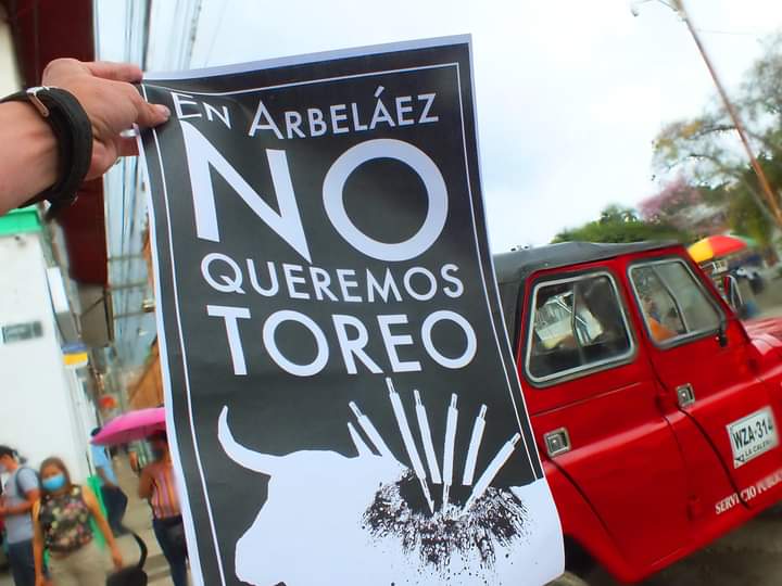 EspSinAnimales's tweet photo. Corrida de toros en Arbeláez (Cundinamarca), denunciada por no cumplir sentencia de la @CConstitucional es cancelada.

El anuncio lo dio el organizador en sus redes sociales.

Días antes animalistas recibieron intimidaciones.
https://t.co/DddQlulKed https://t.co/xmO6TdhSWG