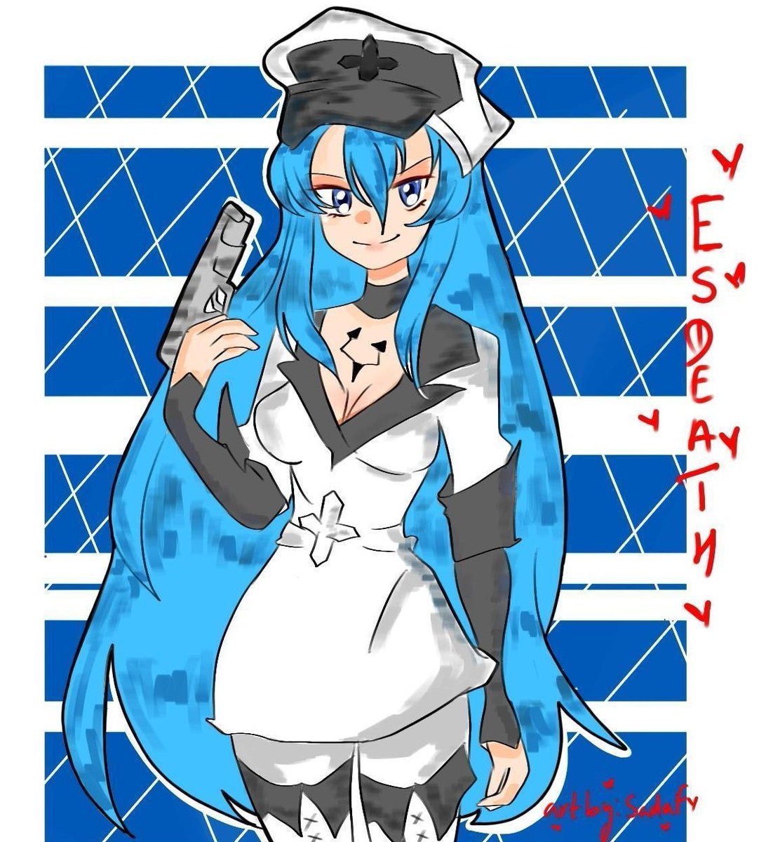 arts_sadaf's tweet photo. Esdeath! 🌝💙💙there are some improvements in my art though ---
#esdeath #anime https://t.co/mi4KhmqQsH