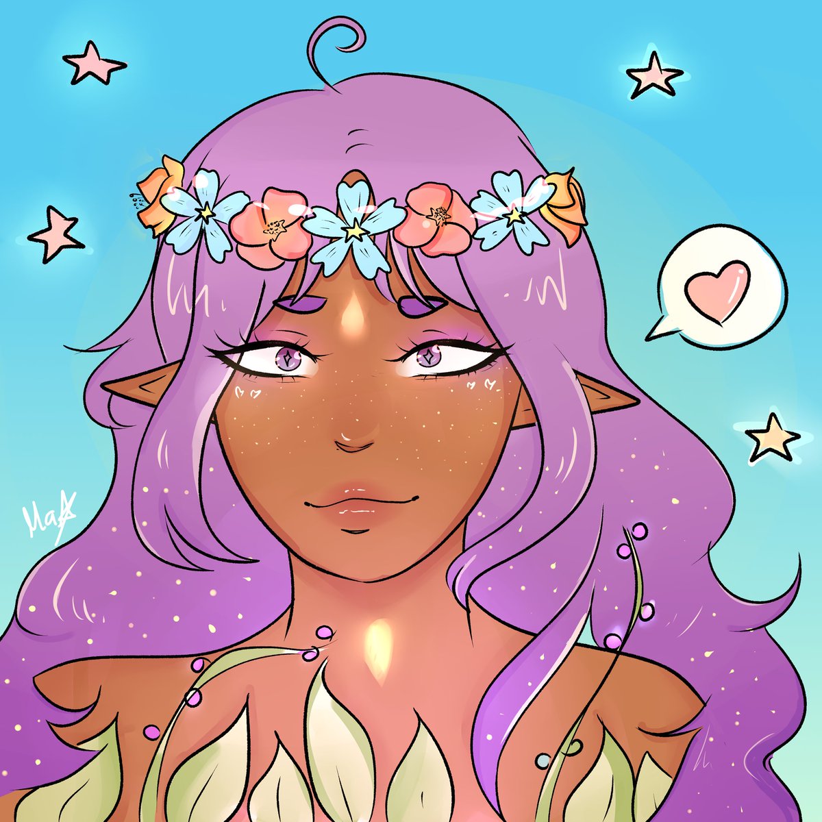 maxholdspen's tweet photo. Commission for a friend 🌸💫 https://t.co/ocR4oXNXFH