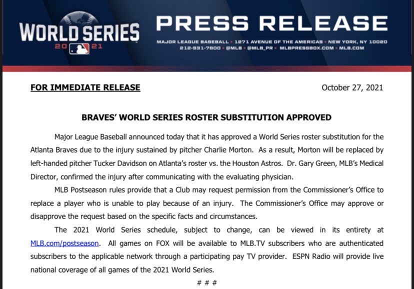 MLB Communications tweet media