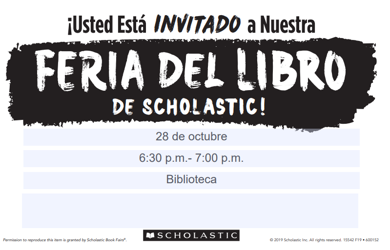 WLInstituteTX's tweet photo. Come join us for our Scholastics Book Fair Family Event this Thursday!
________________________________________
Acompáñenos a nuestro Evento Familiar de la Feria del Libro de Scholastics este jueves! https://t.co/FZSWRK4mA9