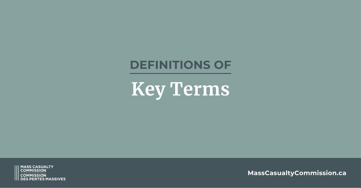 NSMassCasualty's tweet photo. We know a public inquiry doesn't happen everyday &amp; some key terms used aren't common in daily conversation. We want everyone to have the tools to understand/engage with our process. See our website for a glossary of key terms you may hear through our work: https://t.co/z0g8tIawD8 https://t.co/kyeehCaRxo