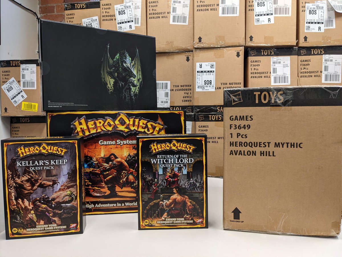 AvalonHill's tweet image. Look what has started to show up at the warehouse...