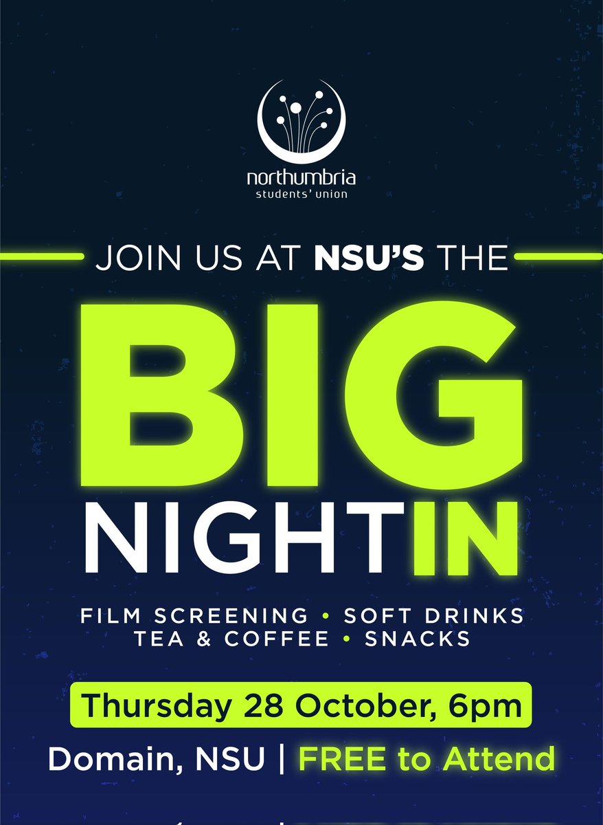 NSUPres's tweet photo. The union is open tomorrow as normal. We will be hosting a night in, inside domain, with opportunities to give feedback about your experiences with spiking and the nightime economy in Newcastle. https://t.co/GWlcf4aEqa